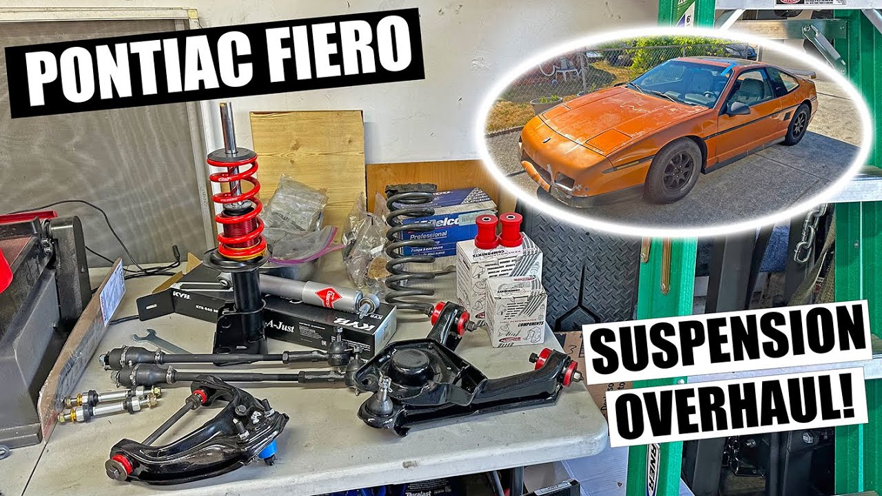 Cleaning and Rebuilding 37 Year Old Suspension - Abandoned 1986 Fiero GT! More 3800 Swap Work!