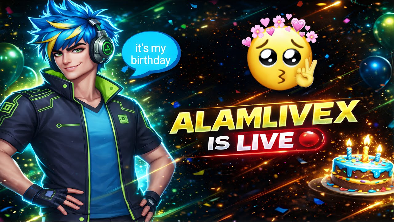 Birthday Special Stream 🎂 Subscribers Ke Saath Celebration Live 🔴 | AlamLiveX