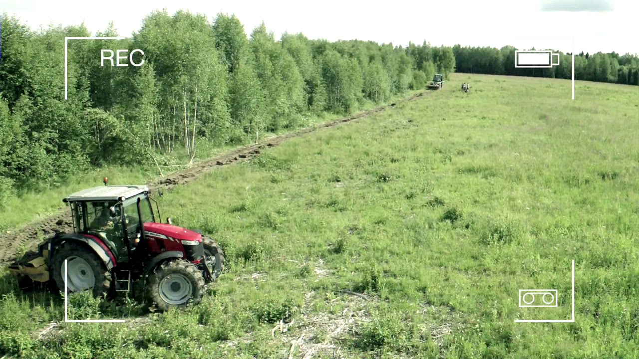 Трактор Т-150 или Massey Ferguson для расчистки? Мульчер и ротоватор вместе на одном поле