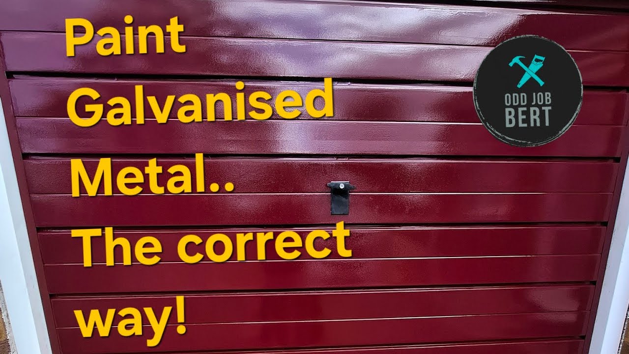 How to paint galvanised metal - 4 step guide.