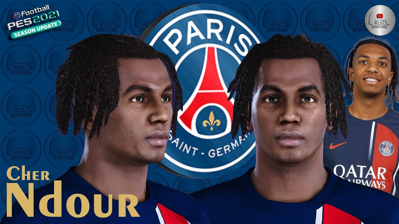 Cher Ndour Face PES 2021 PES 2020 Paris Saint-Germain | PSG | NISZ Gaming