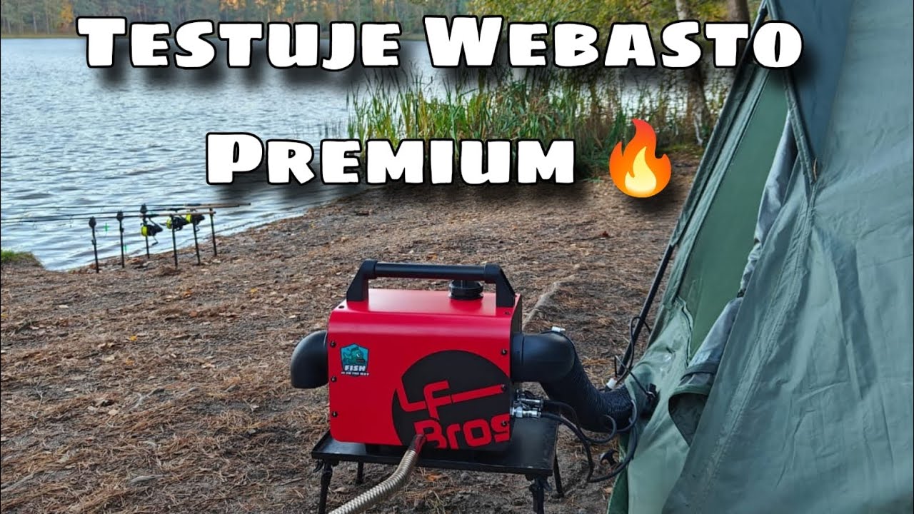 Ogrzewanie namiotu, test LF Bros N3 webasto na zasiadce karpiowej #dieselheater #LFBros #nagrzewnica