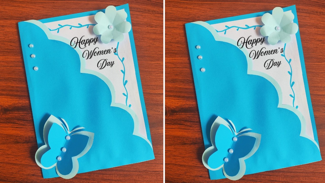 🌸 Women’s Day Special Craft | Beautiful Handmade Greeting Card 2026