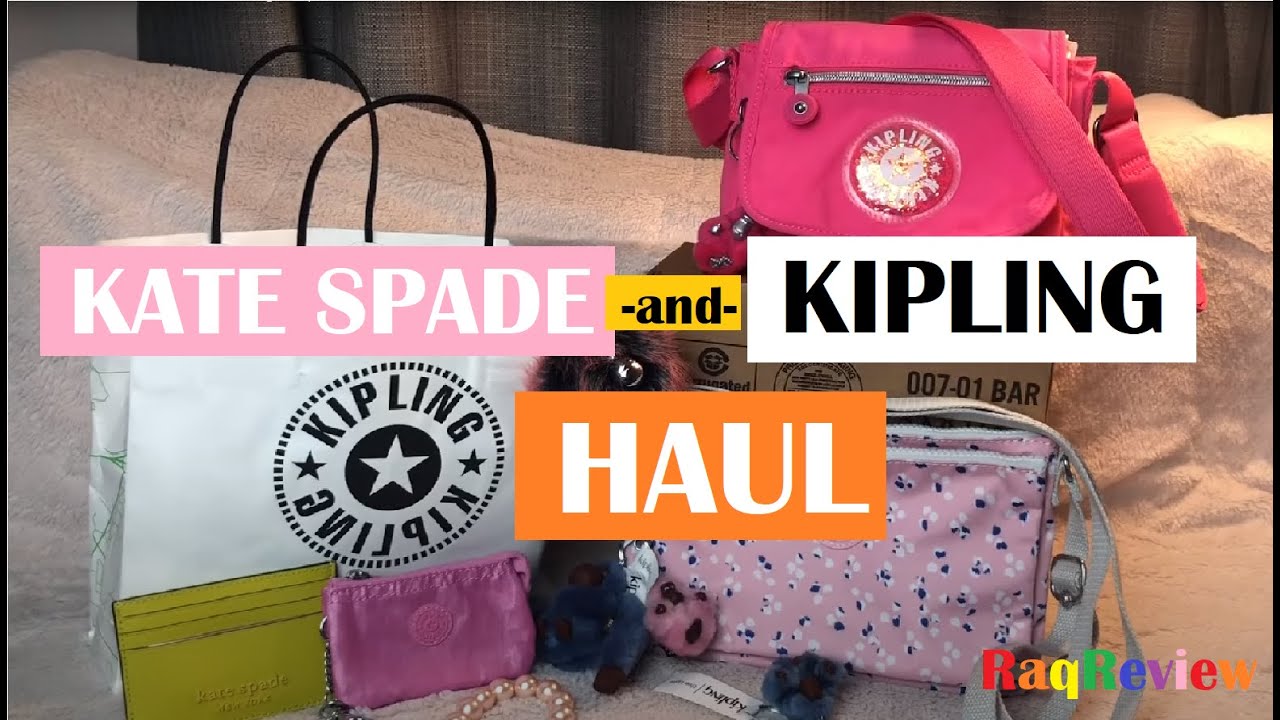 KATE SPADE - and - KIPLING HAUL - Unboxing - Slim Card Wallet - Pear & Bow Bracelet | RaqReview