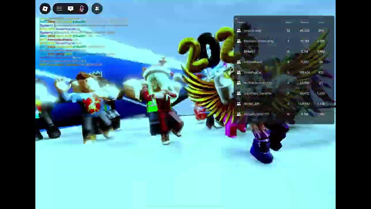 Roblox TPE: causing chaos on Christmas Day!