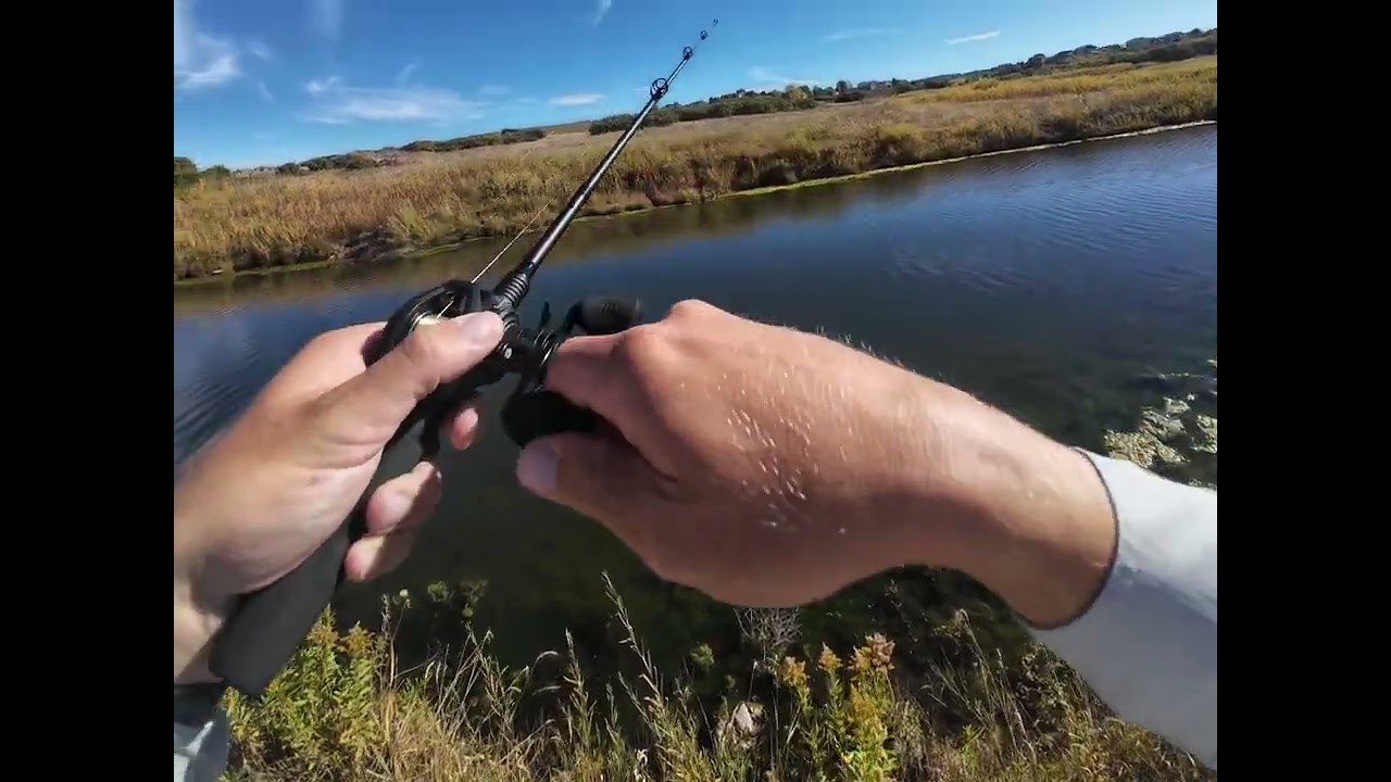 Fly fishing for fall bass in Colorado