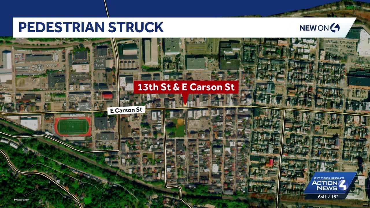 Police: Man injured after being struck by vehicle along East Carson Street in Pittsburgh