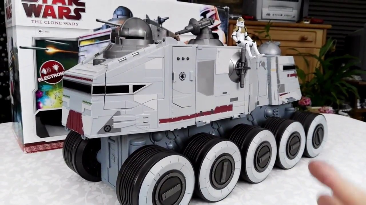 Star Wars The Clone Wars Clone Turbo Tank Review!