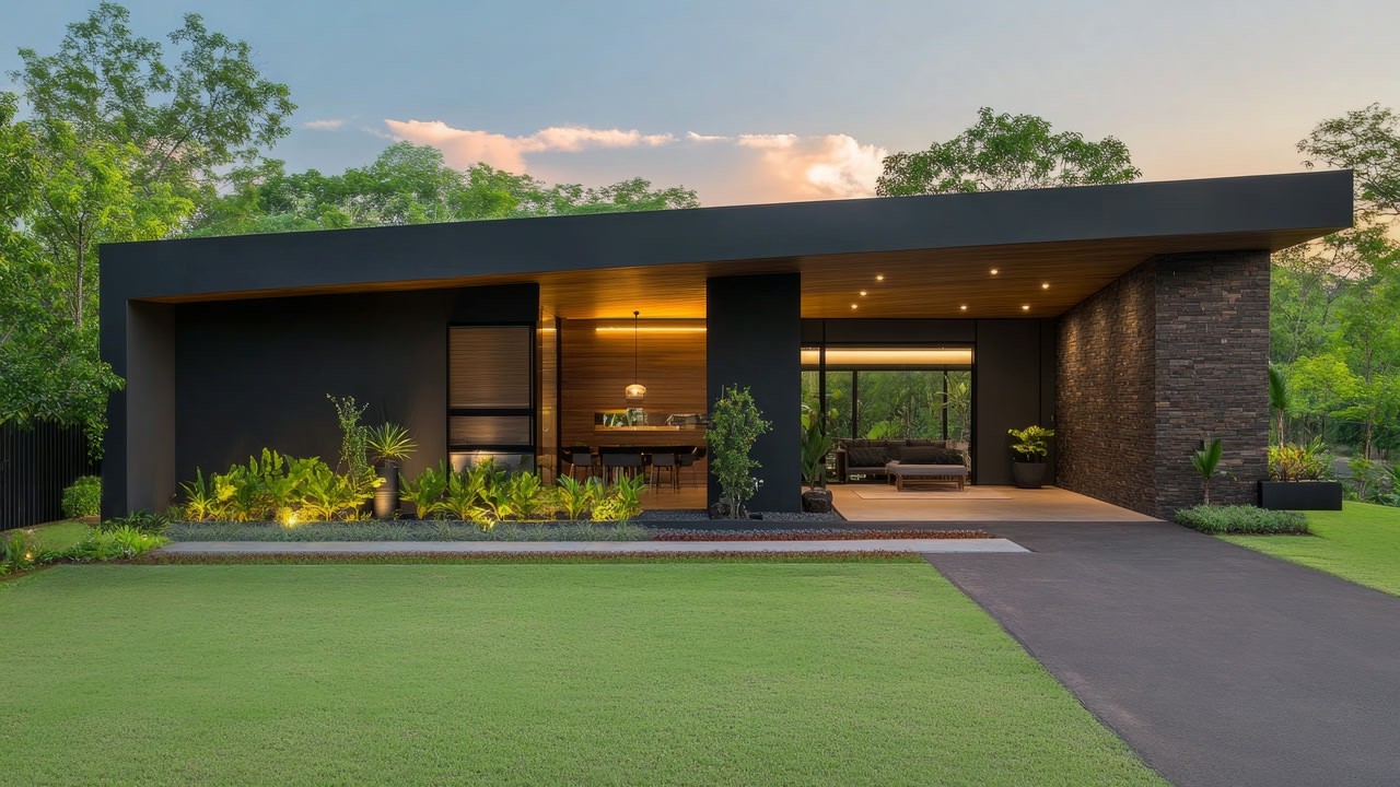 Новые идеи дизайна современных роскошных домов: незаметный дизайн, который превращает дома с низк...