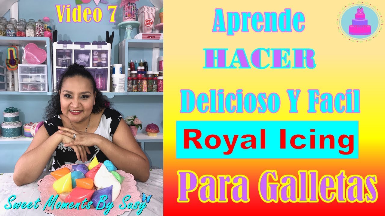 RECETA FÁCIL DE ROYAL ICING PARA DECORAR GALLETAS 🍪