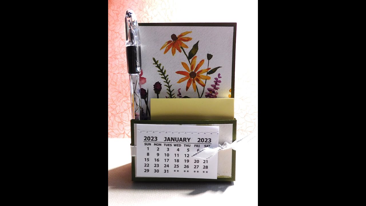 Fun Fold Friday: Vertical Easel Post-It Note Holder