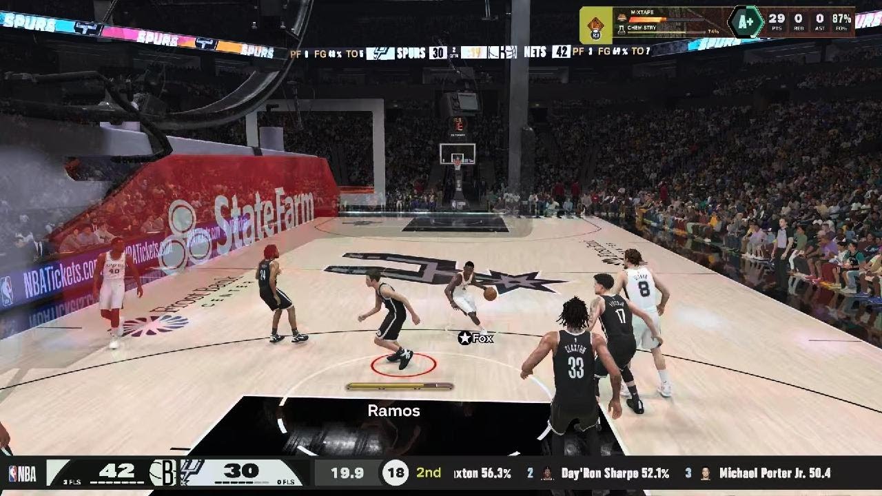 NBA 2K26 My player career part 9 shooting 60 points