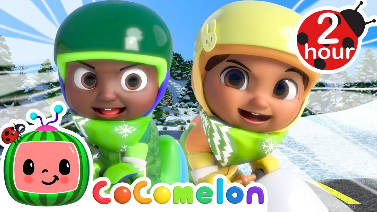 Cody & Nina Christmas Snow Racing! | 2 HOUR CoComelon Kids Songs & Nursery Rhymes