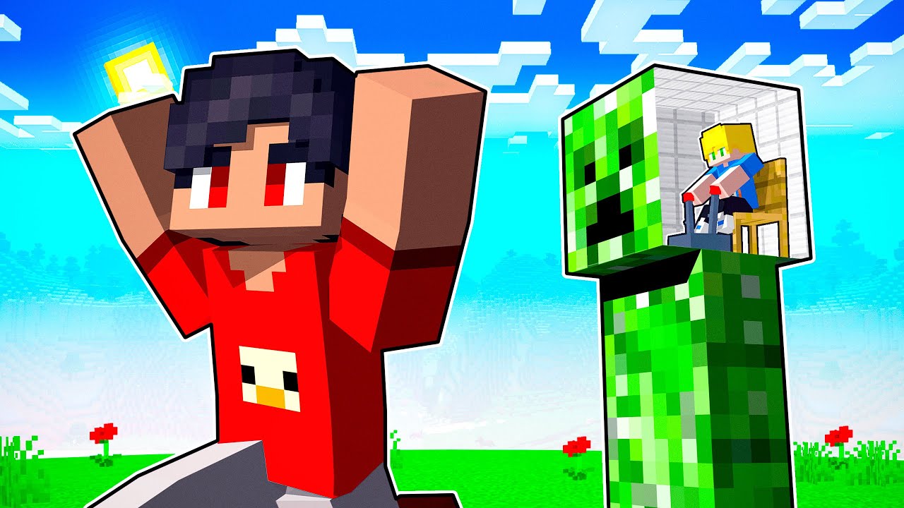 Controlei os MOBS para TROLAR o meu AMIGO no minecraft
