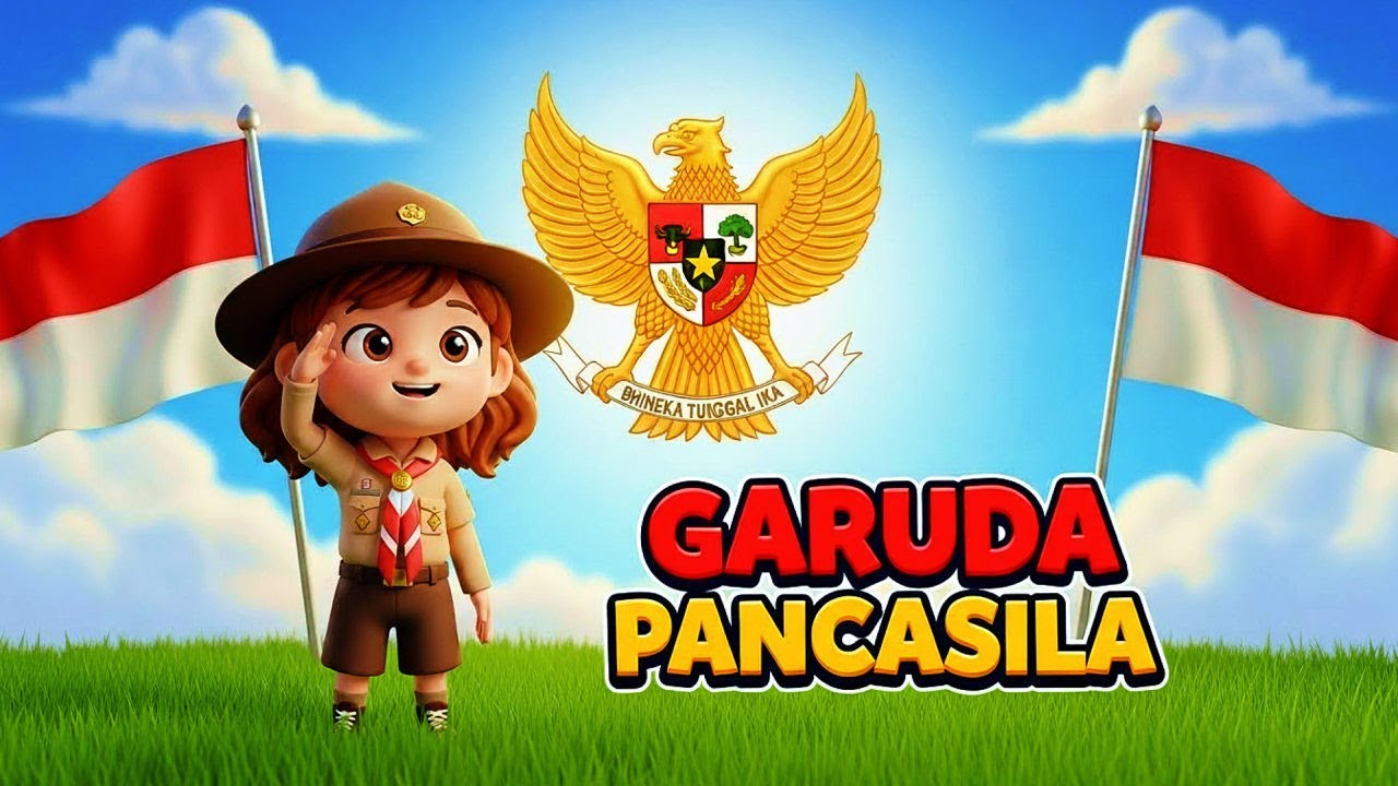 Garuda Pancasila - Lagu Wajib Nasional #laguanakwajibnasional #laguwajibnasionalanak #laguviral