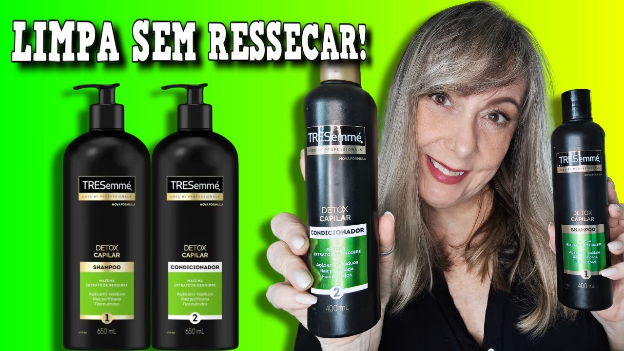 💚TRESEMMÉ DETOX CAPILAR limpa sem ressecar