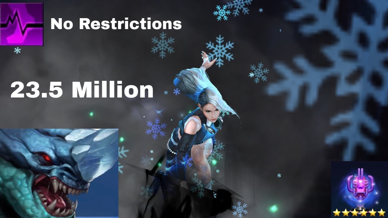 Luna LSS1 23.55 Million (Brilliant Rage) | No Restrictions ABX Paralysis - Marvel Future Fight