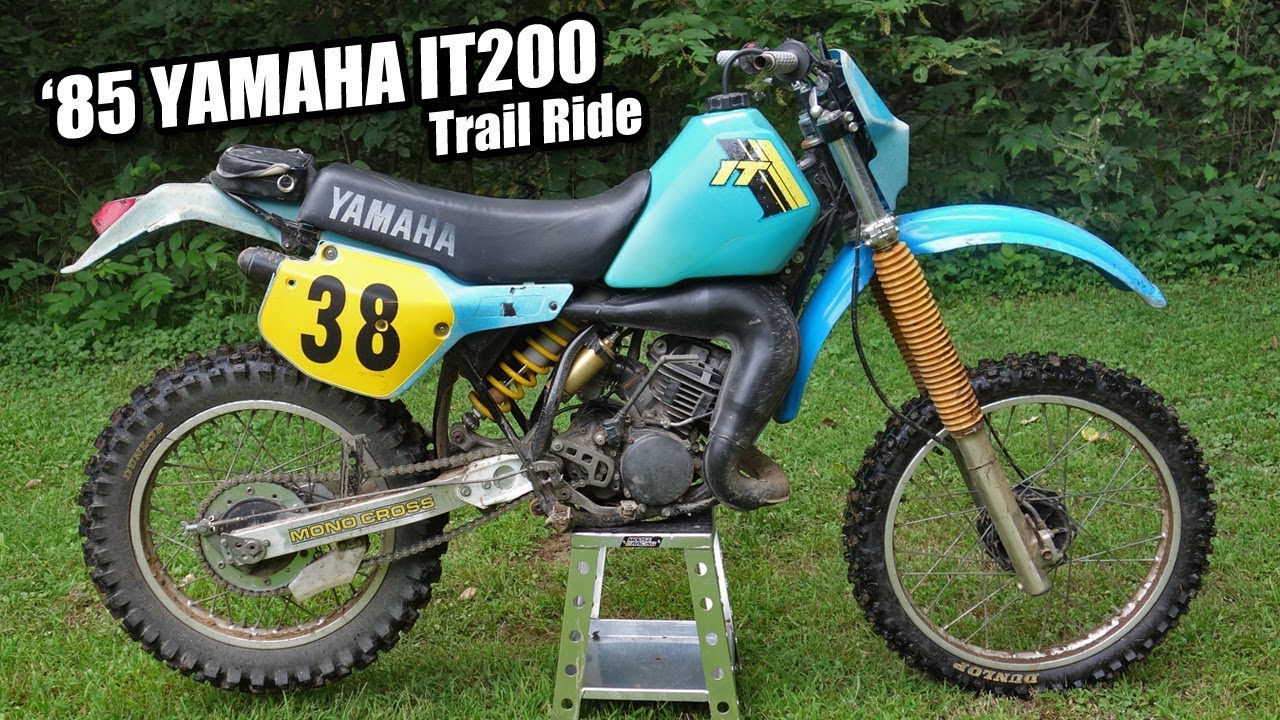 '85 Yamaha IT200 - Morning trail ride