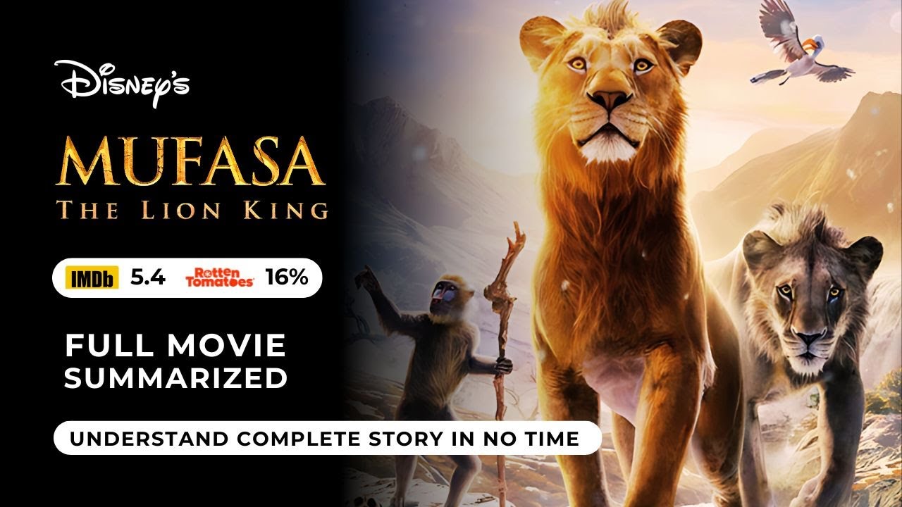 Mufasa: The Lion King 2024 Full Movie Explained & Review #simba #disney