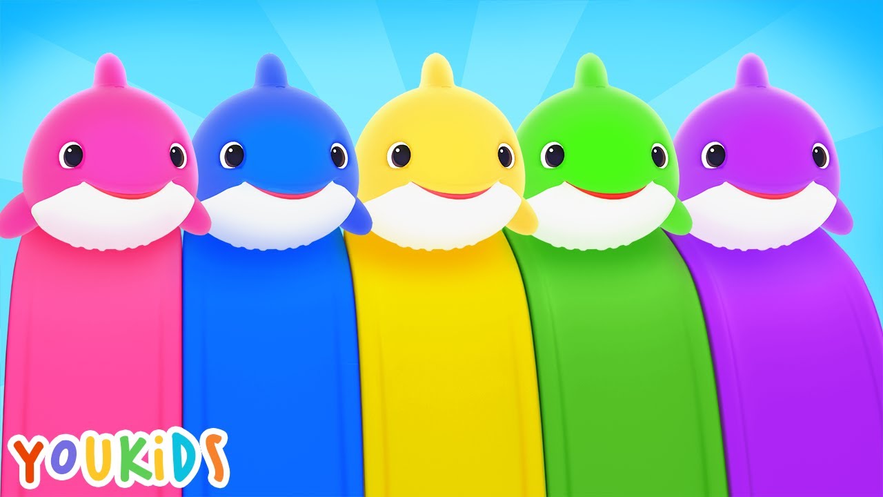 Finger Family Colors with Whales +More YouKids Nursery Rhymes & Kids Songs