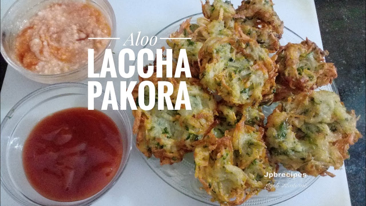 Aloo laccha Pakora | क्रीस्पी आलु लच्छा पकोडा़ | Snacks recipe | Jpb recipes
