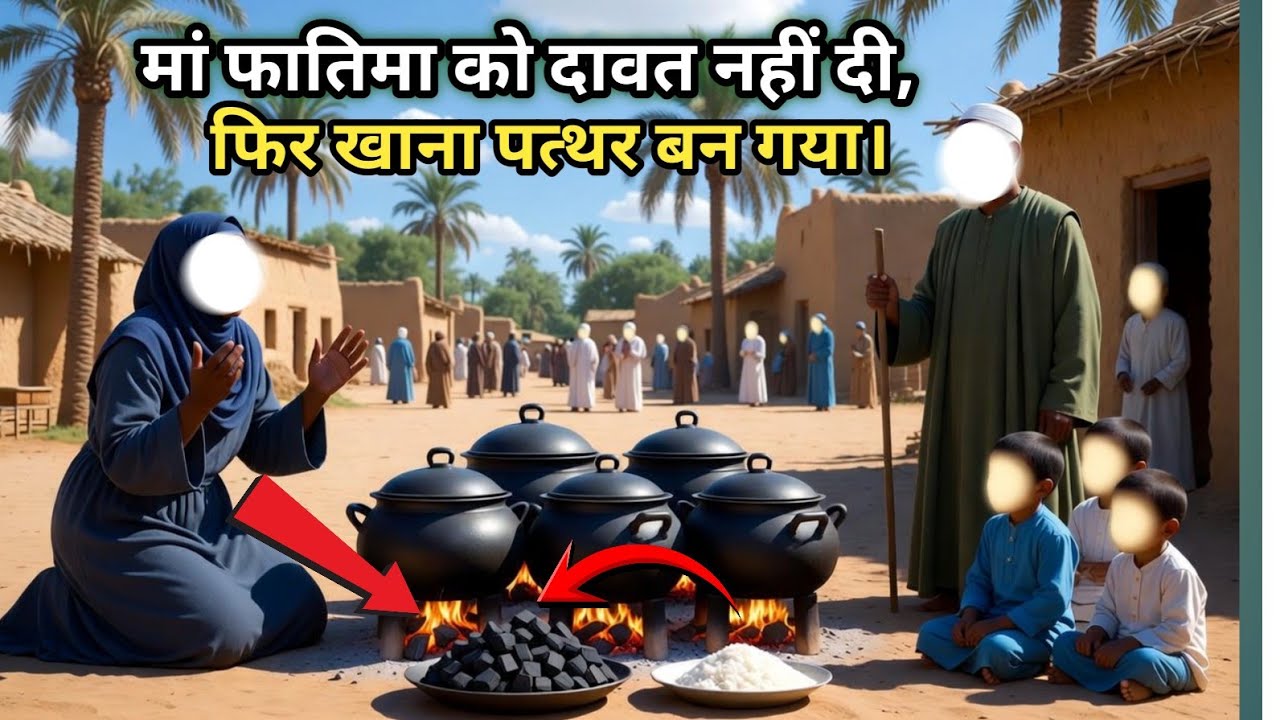 Maa Fatima ko dawat na dene par khaana pathar ban gaya | hazrat bibi fatima ka waqia😭💔 Rahimvoice 