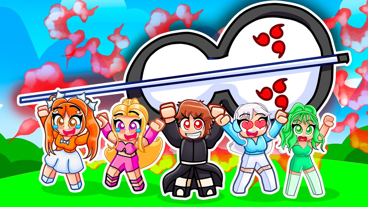 WE Found a ANIME GOD SWORD IN Roblox With MY CRAZY FAN GIRLS...