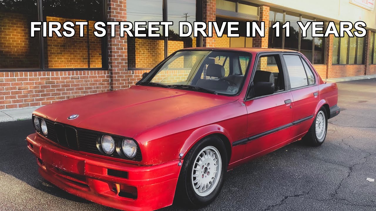 ABANDONED E30 IS BACK AND FINALLY ROAD WORTHY!