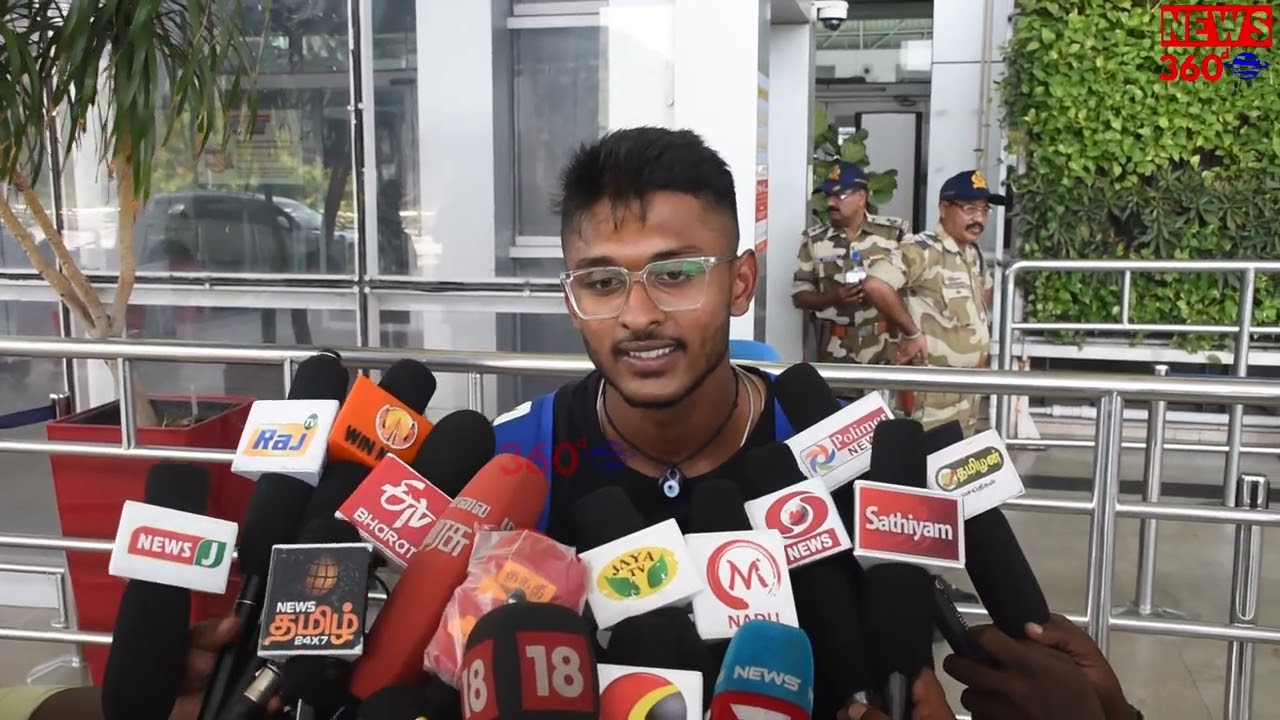 I drink only (Black Alkaline water) Cricketer Sai Sudharsan for Evocus