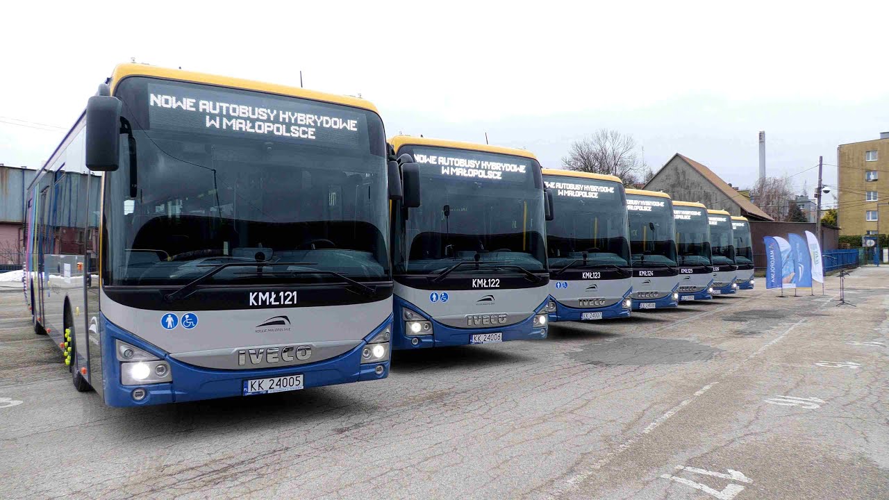 Przekazanie Nowych autobusów hybrydowych w Proszowicach