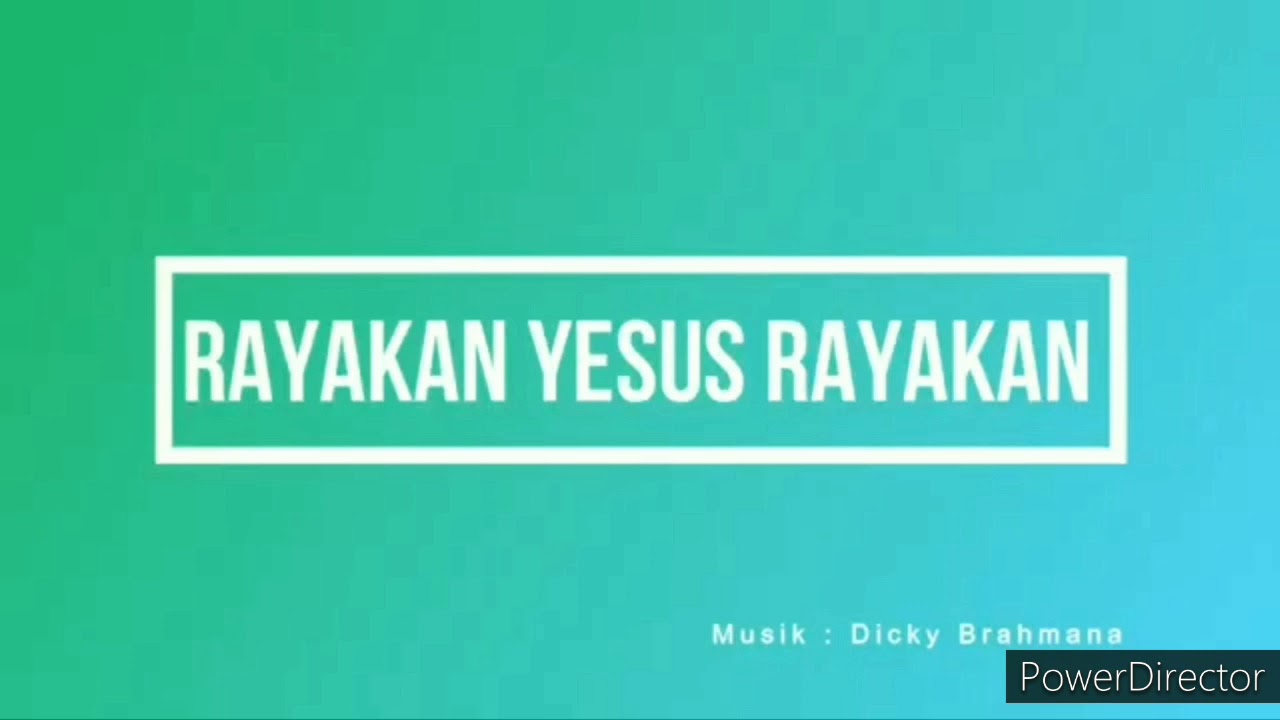 RAYAKAN YESUS RAYAKAN 1(COVER) toga parsaoran