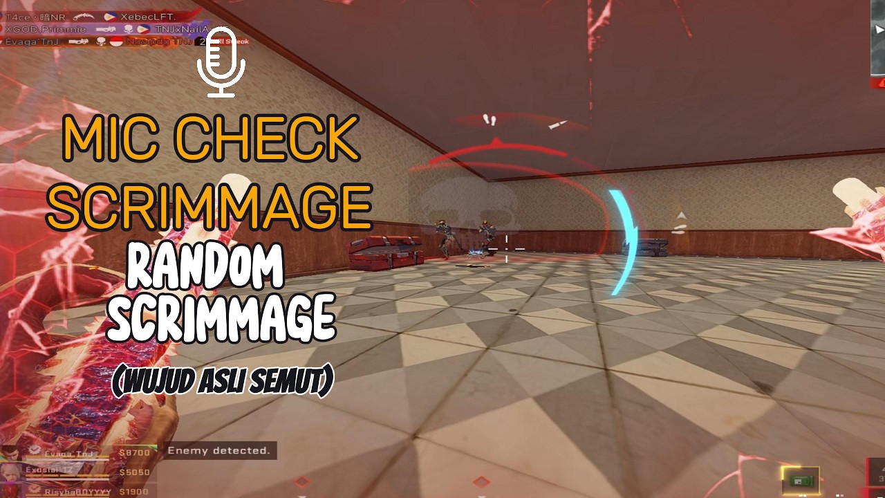BLOOD STRIKE - MIC CHECK RANDOM SCRIMMAGE - WUJUD ASLI SEMUT