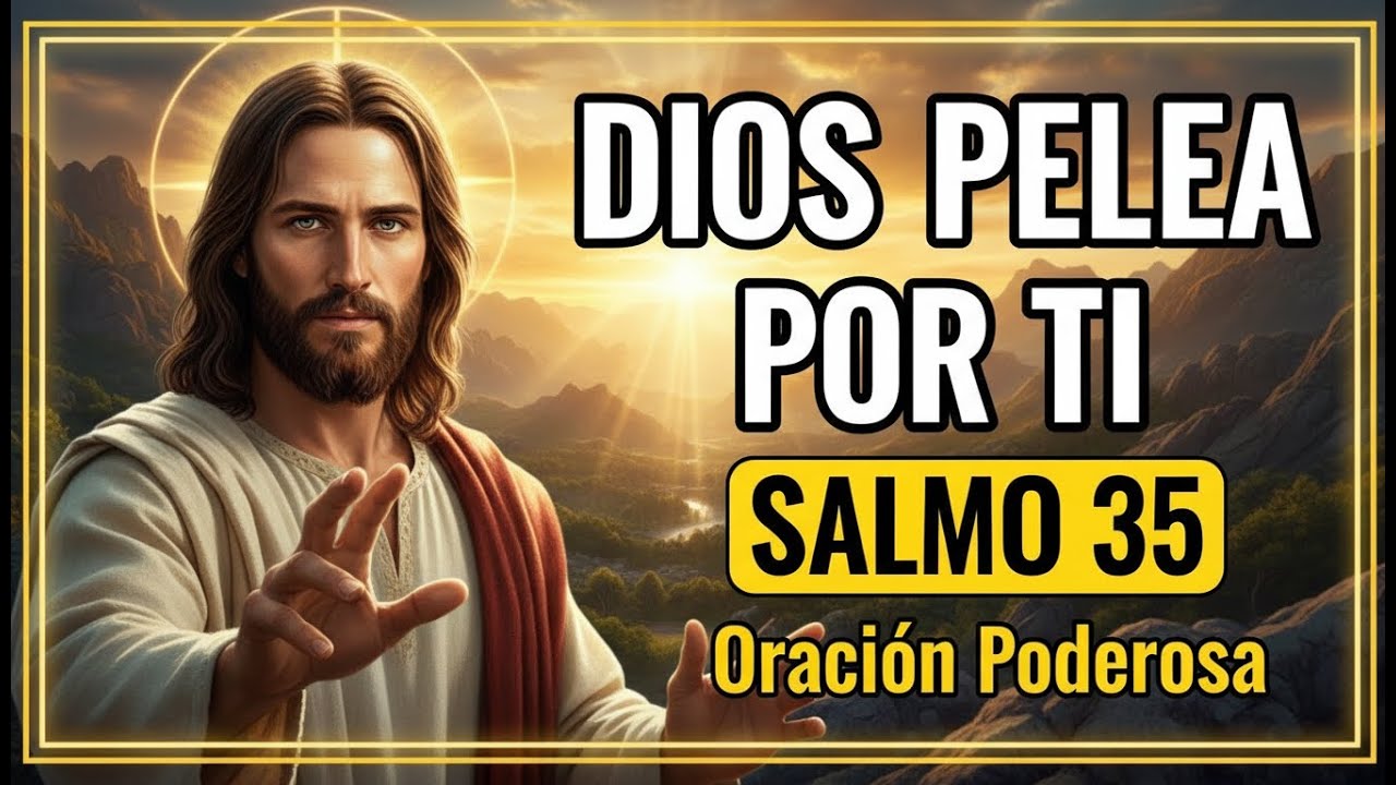 CON ESTA ORACIÓN DIOS PELEARÁ POR TI HOY 🙏  Salmo 35 | Protección y Justicia #oraciondelamañana