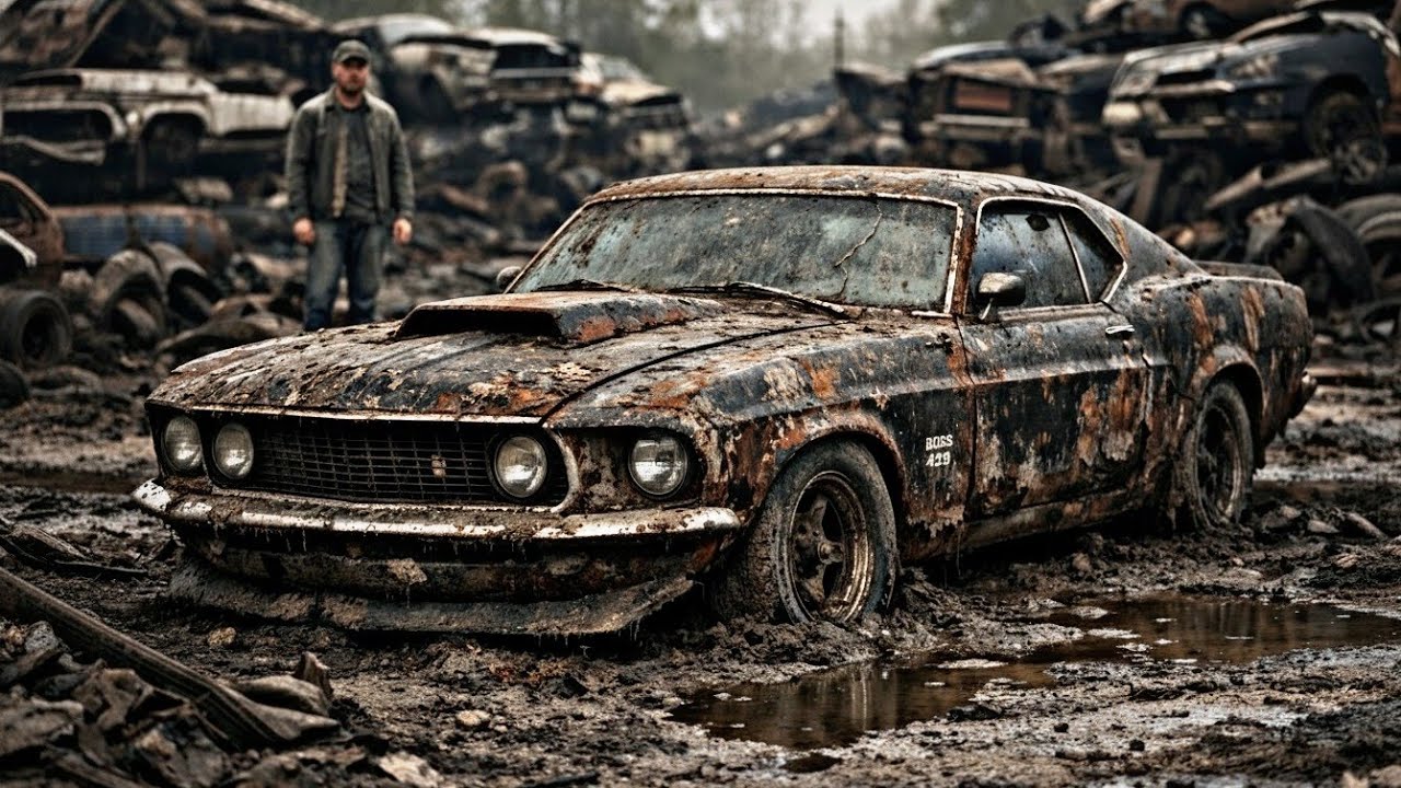 ASMR Car Restoration Full Restoration Of Ford Mustang Boss 429 1969 || Restoration Garage