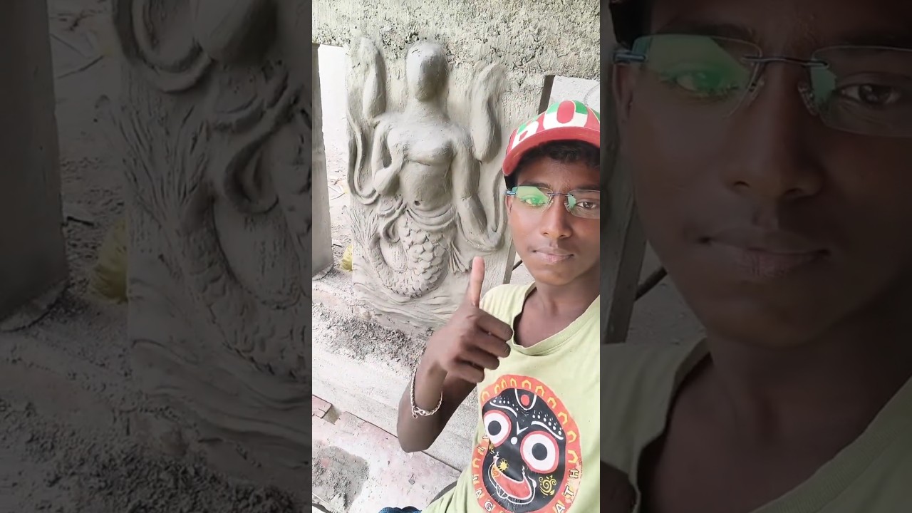 #Matsyagandha #cement #statue 🙏❤️🚩
