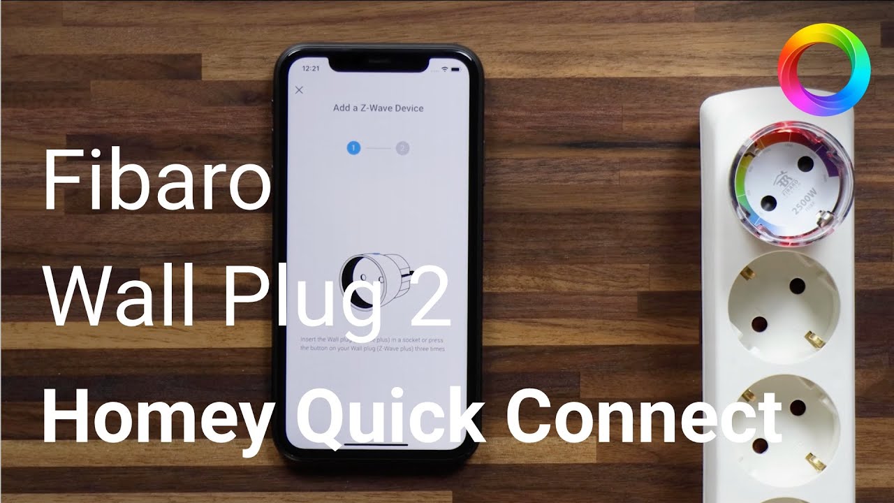Fibaro Smart Wall Plug Z-Wave | Homey Quick Connect