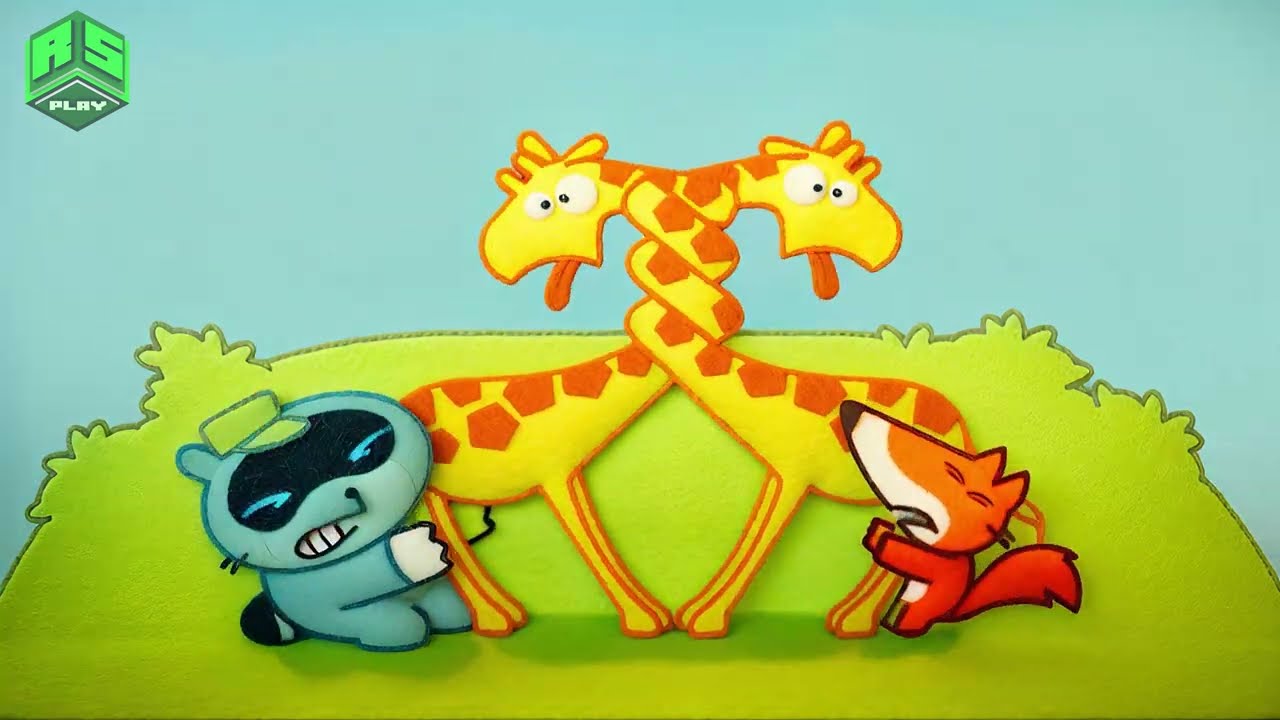 Pango Zoo but in Stop Motion Felt Animation