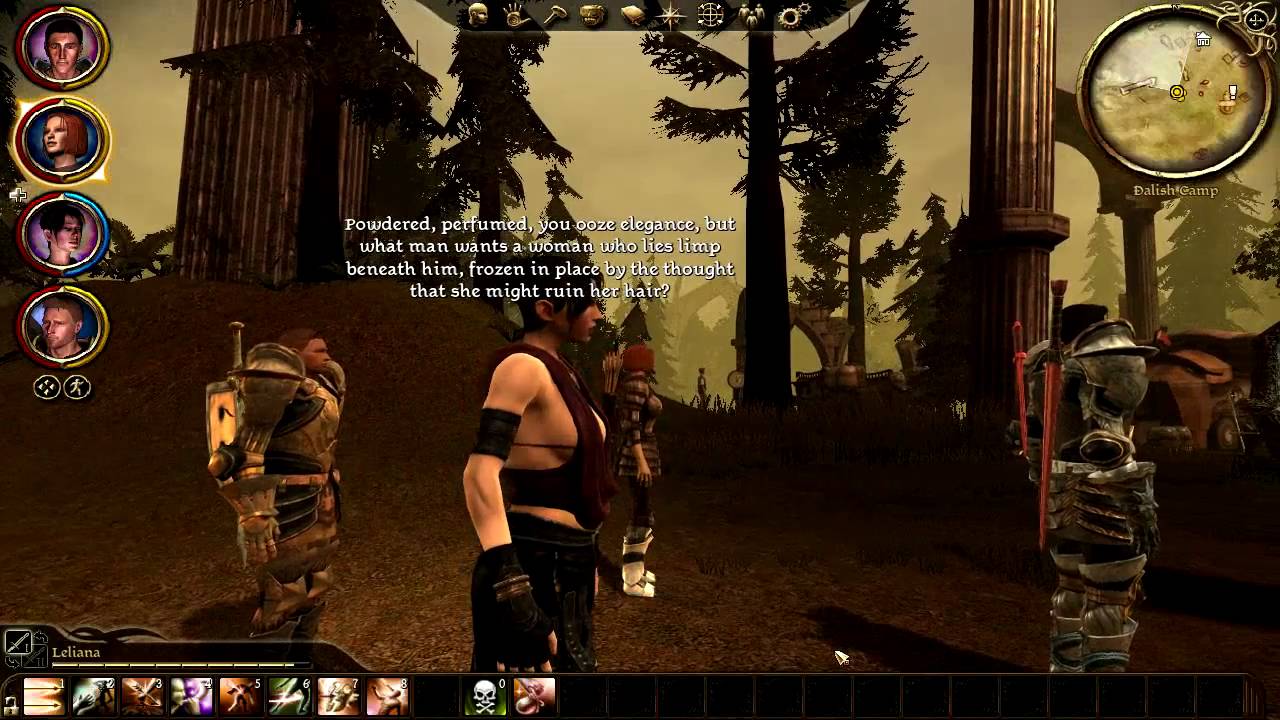 Dragon Age Catfight Variant #1 - Morrigan vs Leliana - Morri has the last laugh