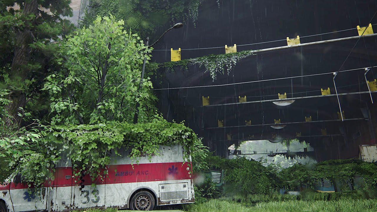Rainy Ambience of Seattle - The Last of Us 2 (PS5 4K)