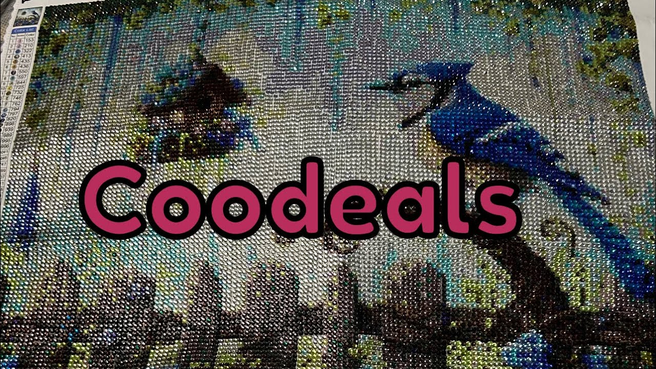 Diamond Painting Haul/Unboxing and Completion from Coodeals 