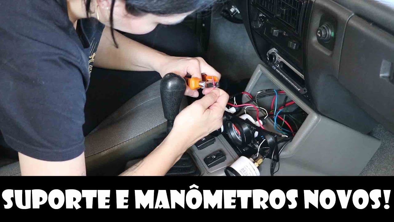 Instalando os Manômetros novos!