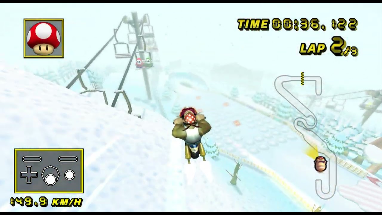 【MKW 200cc WR】DK Summit - 1:17.388 - Police