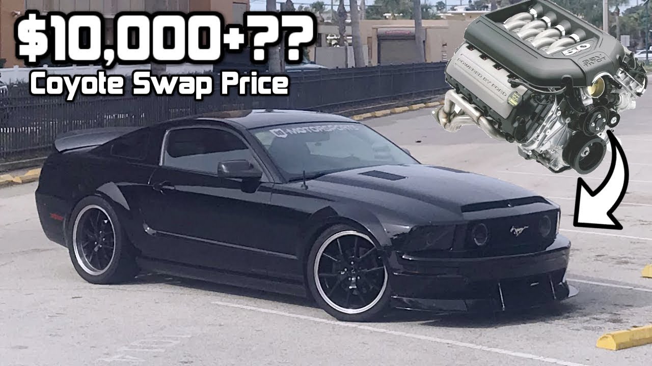 Сколько стоит обмен Coyote 5.0 на Mustang GT 05-10? (S197 Coyote Swap)