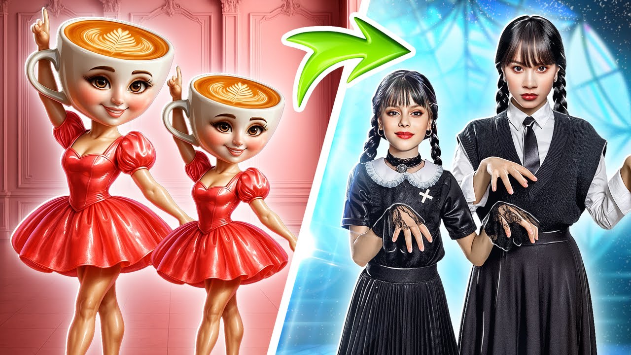 Was ist mit Ballerina Cappuccina passiert?! Italian Brainrot gegen Wednesday Addams!