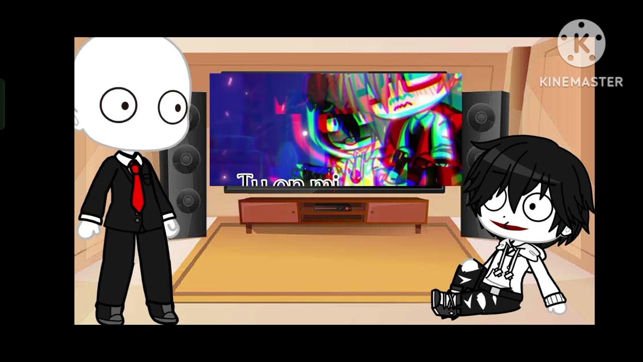 Jeff y Slenderman/Reacciona a sus Ships/Gacha Club/Wolf Power 