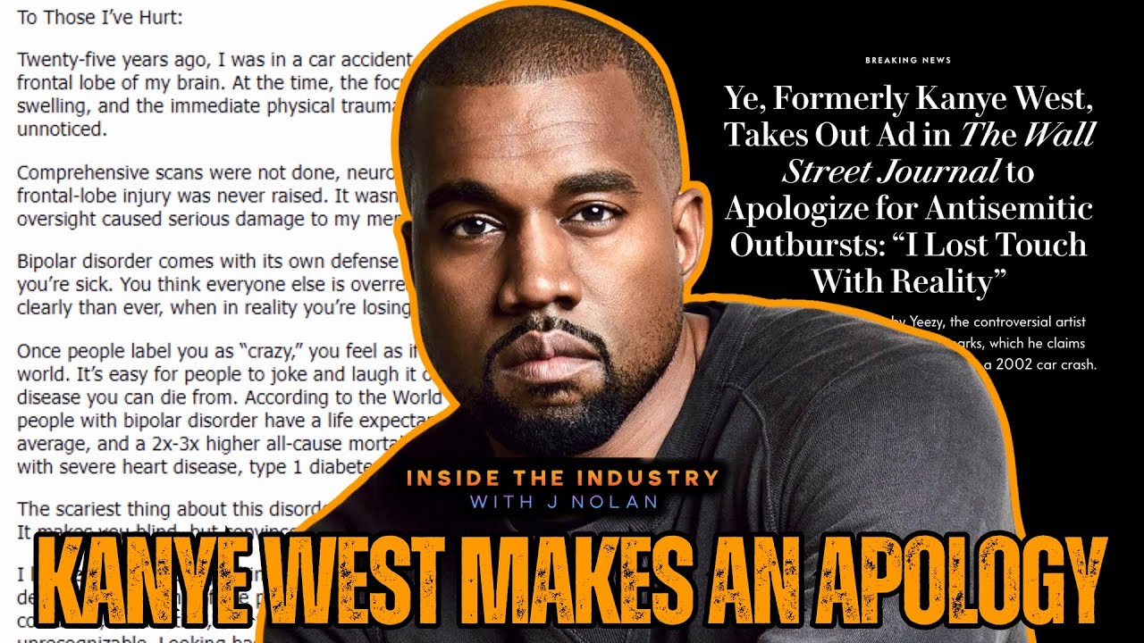 Kanye West's Apology to Jewish & Black People for Hate Speech