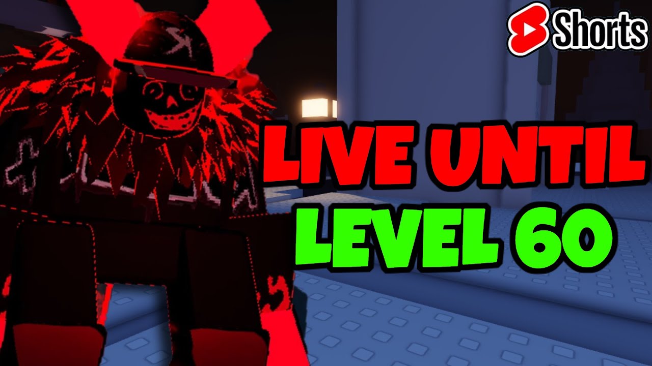 stream ends when I get level 60 guest 666 in forsaken | #shorts #roblox