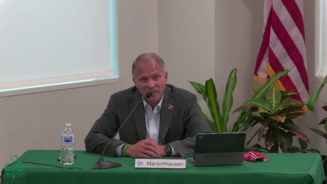 Dublin City Schools Town Hall meeting August 11, 2021