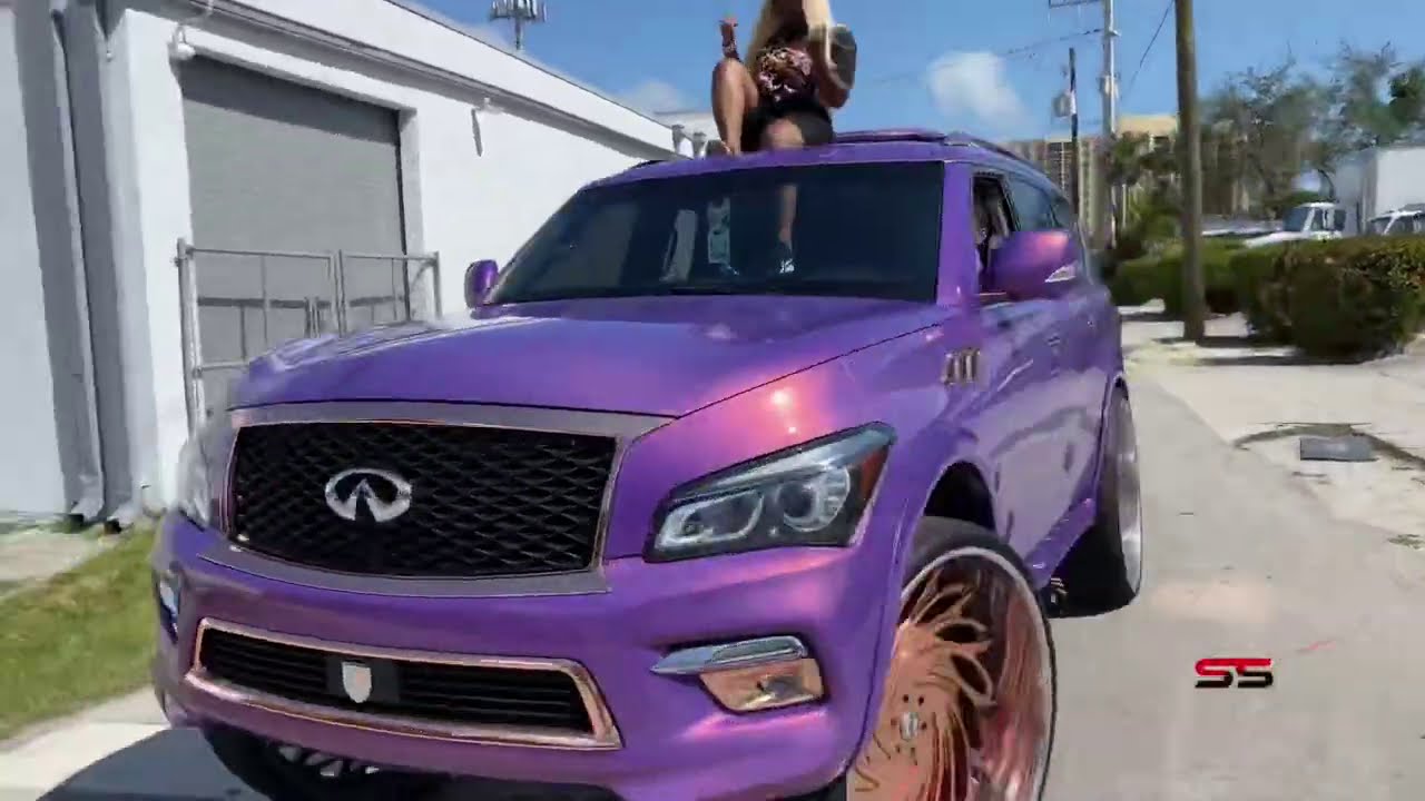 CANDY DIRTY SPRITE INFINITI TRUCK ON 34” Asantis