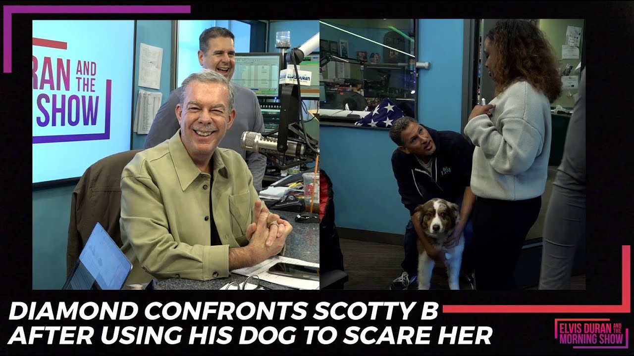 Diamond Confronts Scotty B After Using His Dog To Scare Her | 15 Minute Morning Show
